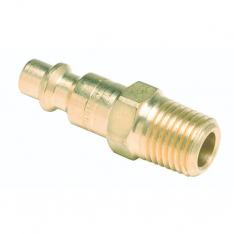 MSA 630312, PLUG, MALE, QUICK DISCONNECT, WITH MALE 1/4" NPT, HANSEN, BRASS